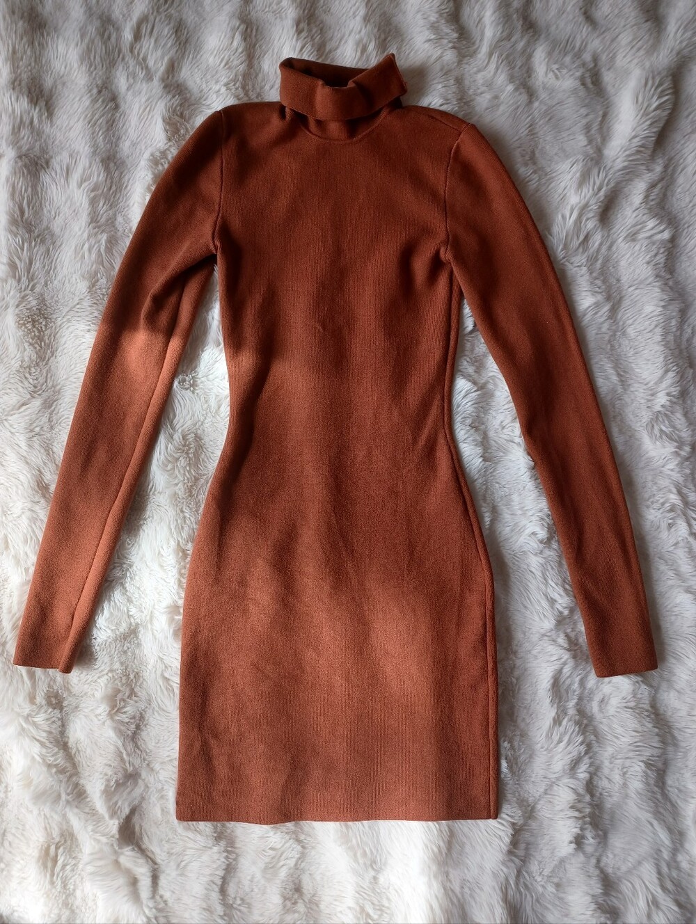 Forever 21 Brown Knit Mini Dress